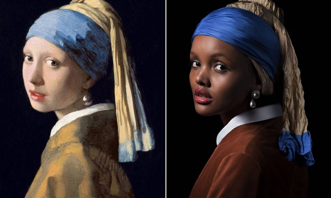 Modelo negra muçulmana posa como 'Moça