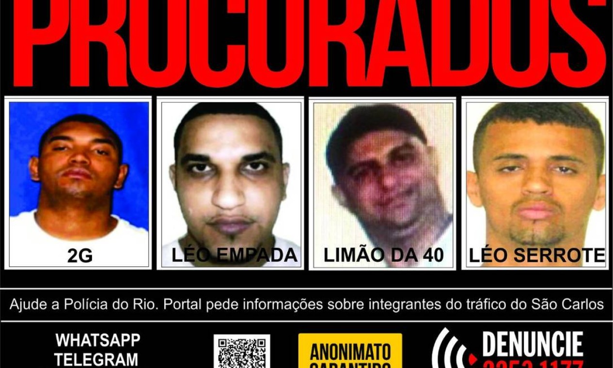 Traficantes Limão da 40 e Léo Empada são procurados em operação no São