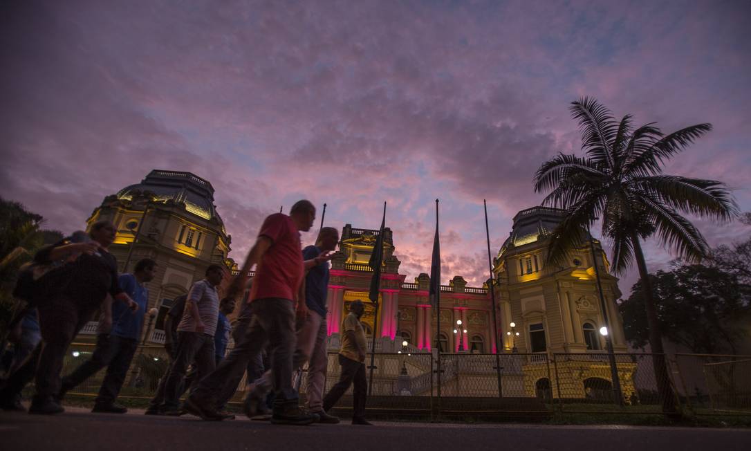 Palácio Guanabara, sede do governo do estado Foto: Alexandre Cassiano / Agência O Globo