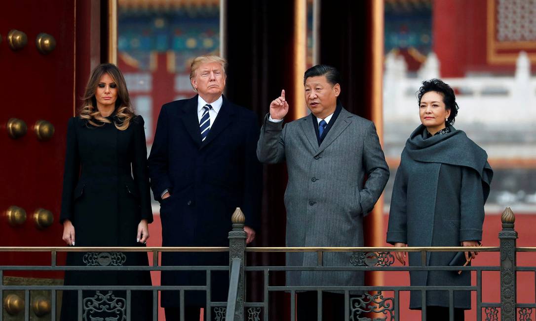 Três americanos são presos na China horas antes da chegada de Trump