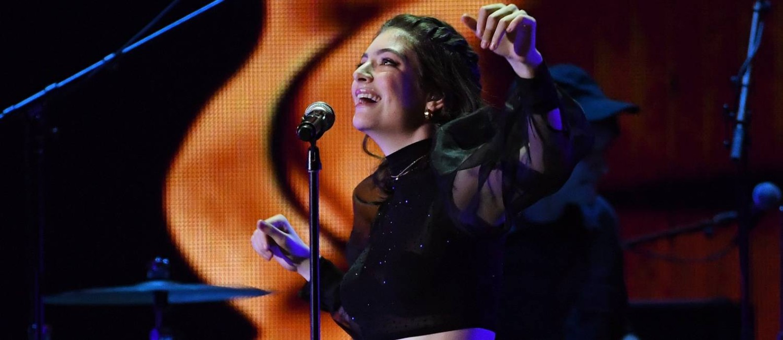 Lorde ao vivo em Las Vegas, em um show de sua “Melodrama tour”
Foto: KEVIN WINTER / Agência O Globo