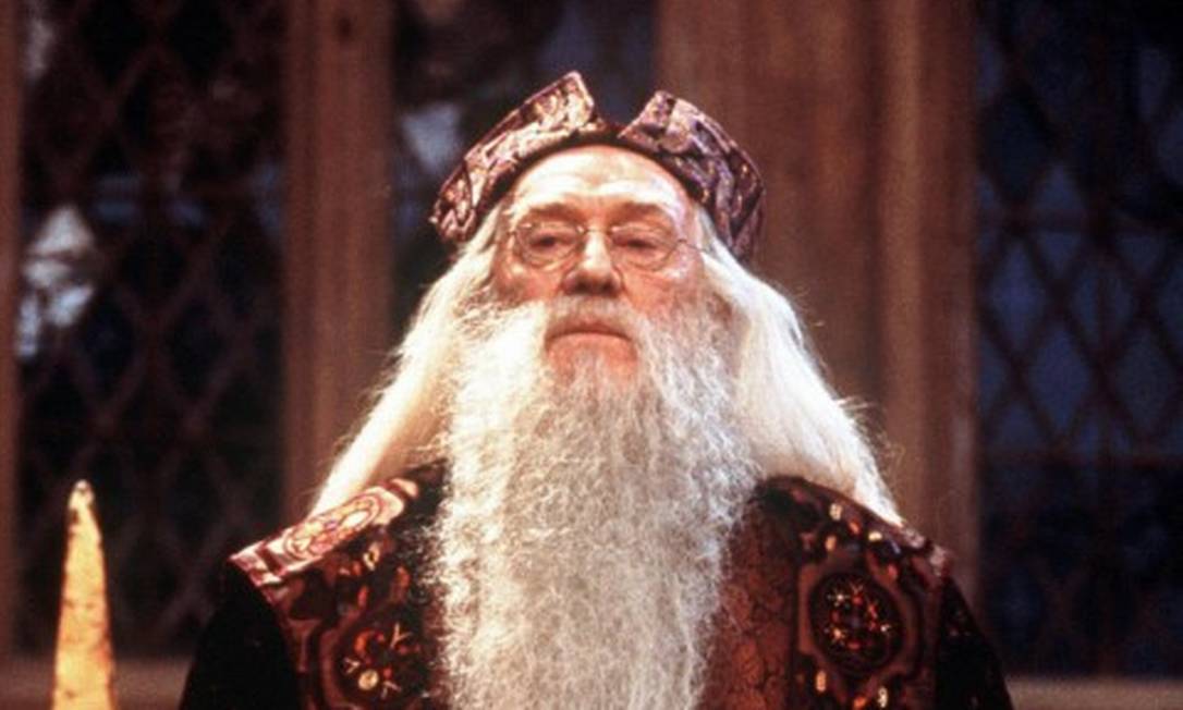 O personagem do professor Dumbledore foi interpretado pelo ator Richard Harris Foto: AFP PHOTO