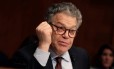 O senador Al Franken, representante democrata do estado de Minnesota, no Capitólio, em Washington 