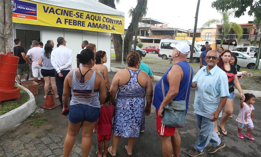 Vacinação contra a febre amarela foi intensificada em Nova Iguaçu Foto: Fabiano Rocha / Fabiano Rocha