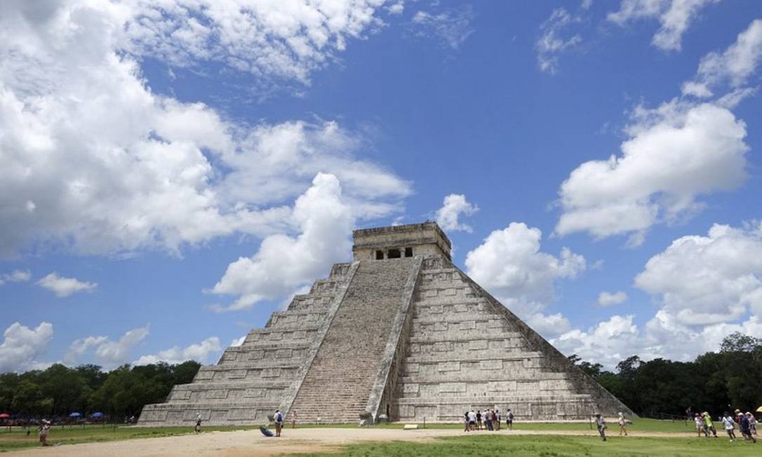 La pirámide principal de Chichén Itzá, 