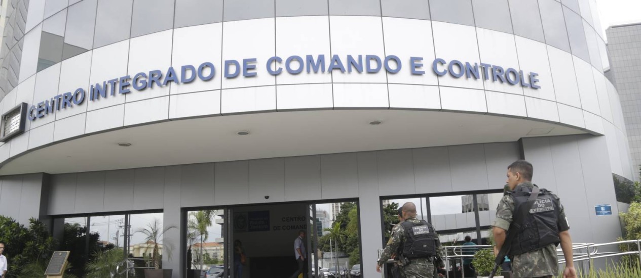 Centro Integrado de Comando e Controle (CICC), na Cidade Nova, foi eleito o quartel-general das tropas federais 27/02/2018 Foto: Gabriel Paiva / Gabriel Paiva