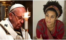 Irmã de Marielle contou que o Papa ligou para sua mãe Foto: Vincenzo Pinto/AFP - Márcia Foletto / Agência O Globo