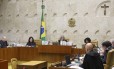 Supremo Tribunal Federal julga o pedido de habeas corpus do ex-presidente Lula Foto: Ailton Freitas / Agência O Globo