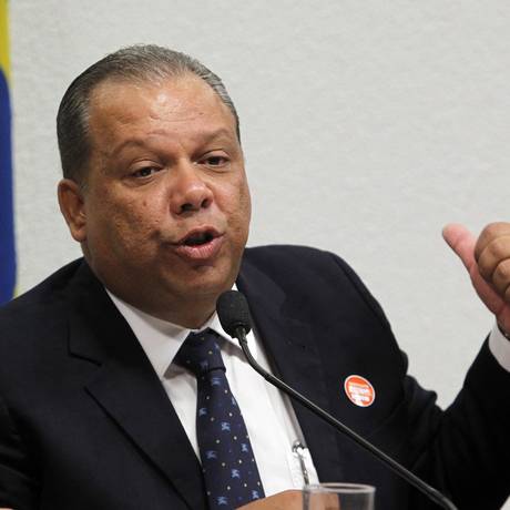 Márcio Bonilho, durante depoimento na CPMI da Petrobras 27/11/2014 Foto: Givaldo Barbosa / Agência O Globo