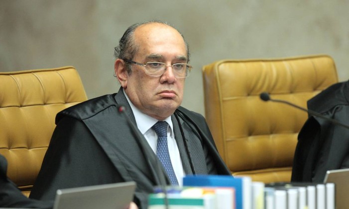 O ministro Gilmar Mendes em sessão do Supremo Tribunal Federal (STF) Foto: Divulgação
