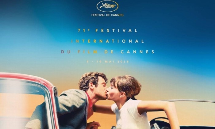 Versão 'retrato' do pôster do 71º Festival de Cannes Foto: Divulgação