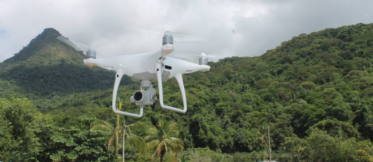 Inea utiliza drone para monitorar desmatamento ilegal em Ilha Grande Foto: Divulgação