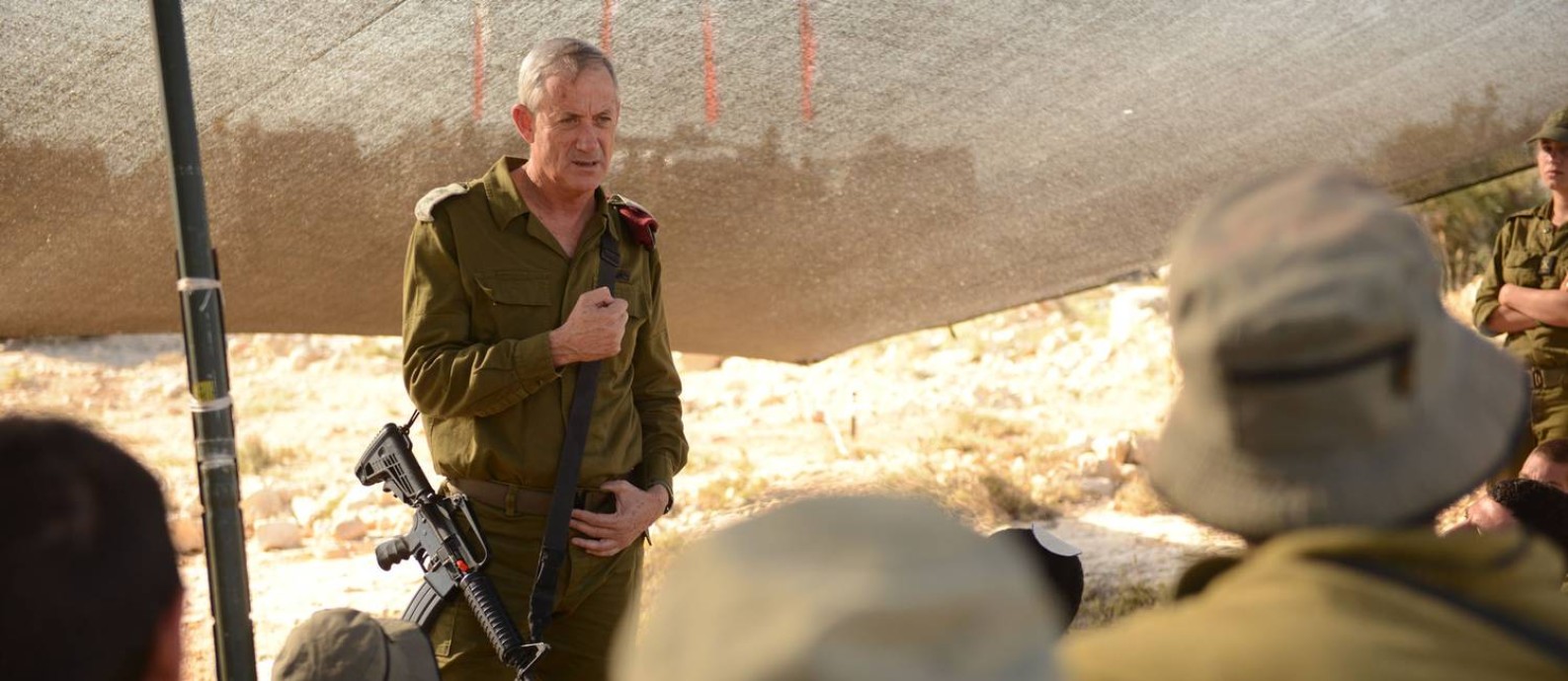 Benny Gantz foi chefe do Estado-Maior de Israel de 2011 a 2015 e comandou operação na Faixa de Gaza Foto: Shay Wagner / Forças de Defesa de Israel