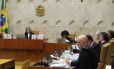 Sessão plenária do Supremo Tribunal Federal Foto: Ailton de Freitas/Agência O Globo/18-04-2018