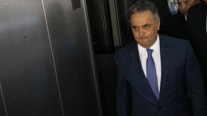 O senador Aécio Neves (PSDB-MG) Foto: Ailton de Freitas/4-7-17