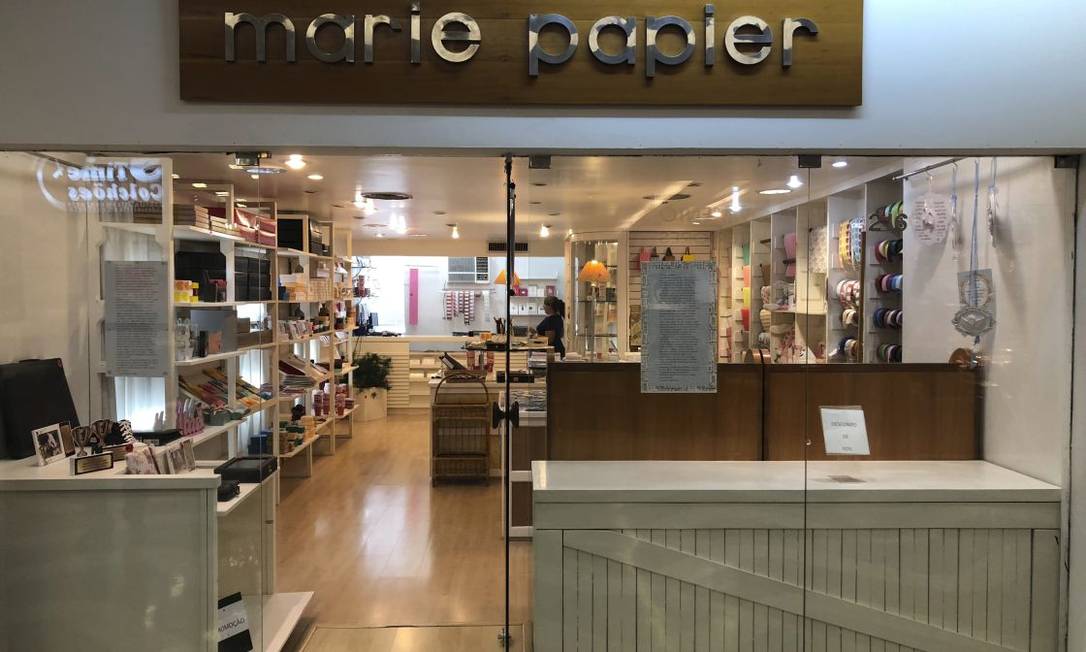 Última filial da loja Marie Papier fechará as portas no próximo