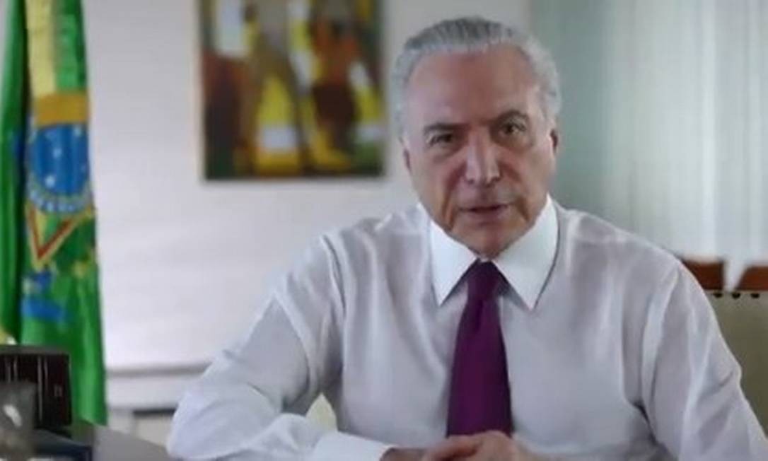 Em pronunciamento, Temer pede a desempregados que não 