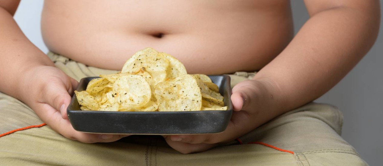 CrianÃ§as mais novas apresentam grau de obesidade maior Foto: Shutterstock