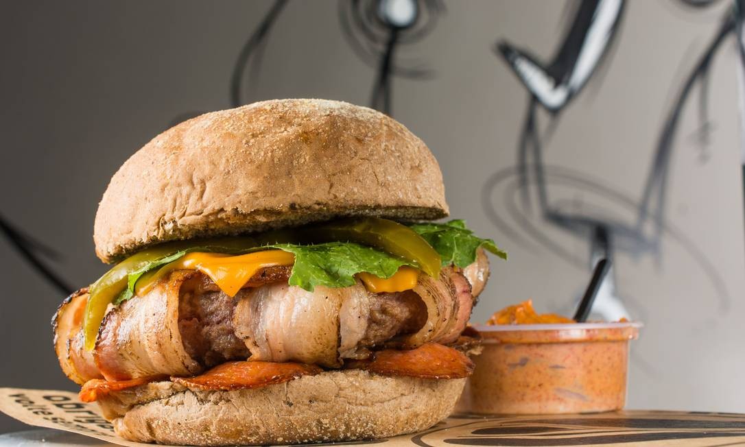 Onze hambúrgueres com bacon do Burger Fest Jornal O Globo