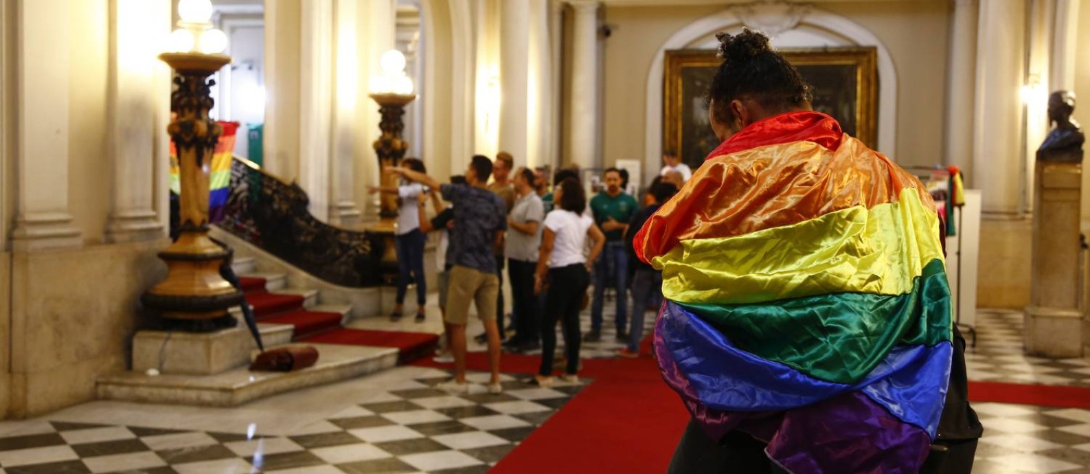 Solenidade em comemoração ao Dia Internacional contra a LGBTfobia Foto: Agência O Globo
