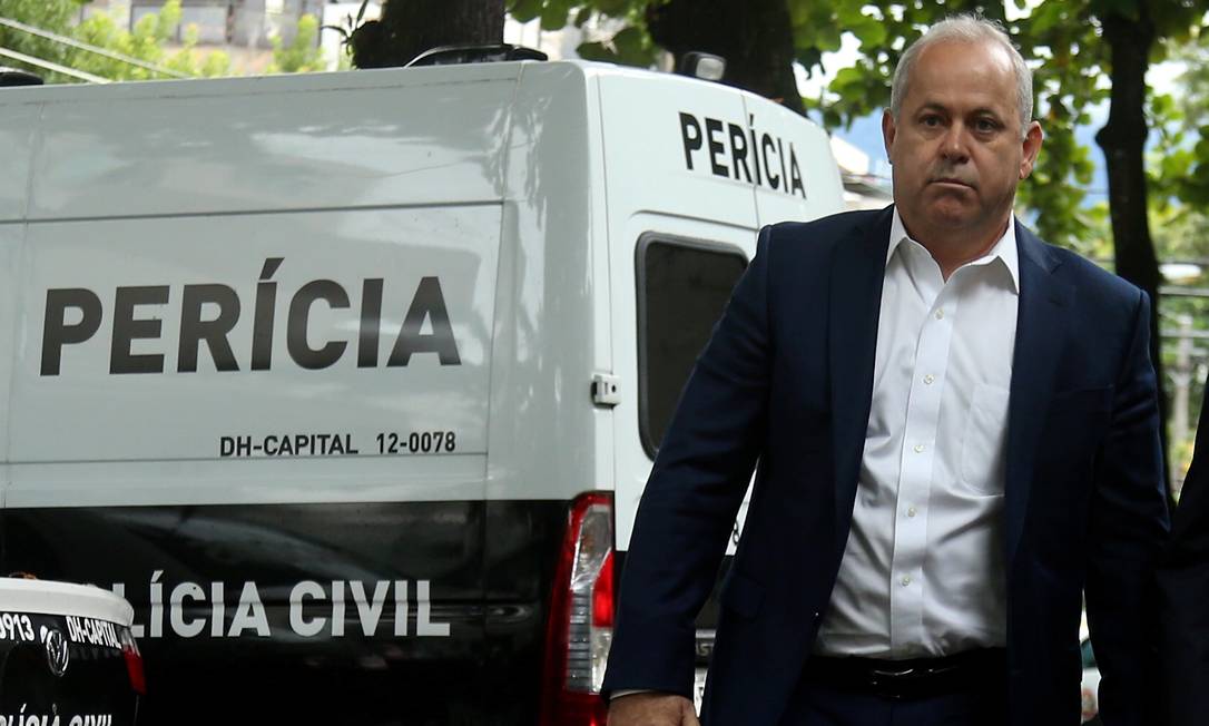 Domingos Brazão chega à Divisão de Homicídio para prestar depoimento em caso Marielle Foto: Fabiano Rocha / Agência O Globo