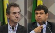 Marcello Miller (dir.) é acusado de advogar para Joesley Batista (esq.) antes de deixar oficialmente o Ministério Público
