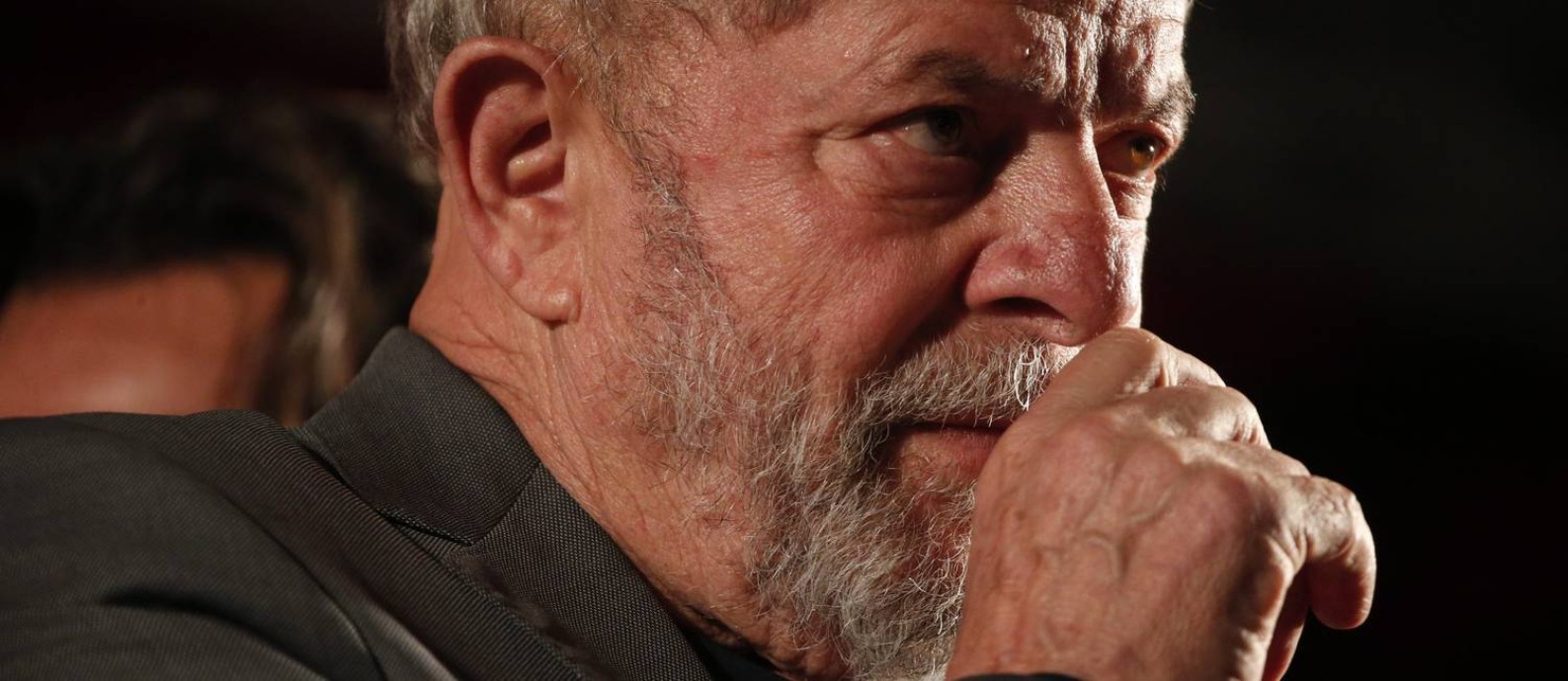 O ex-presidente Lula participa de ato em Curitiba Foto: Marcos Alves/Agência O Globo/28-03-2018