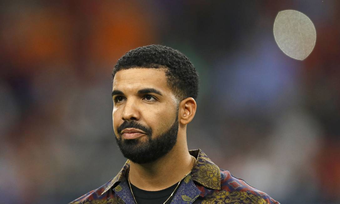 O rapper canadense Drake, em foto de 2017 Foto: AARON M. SPRECHER / AFP