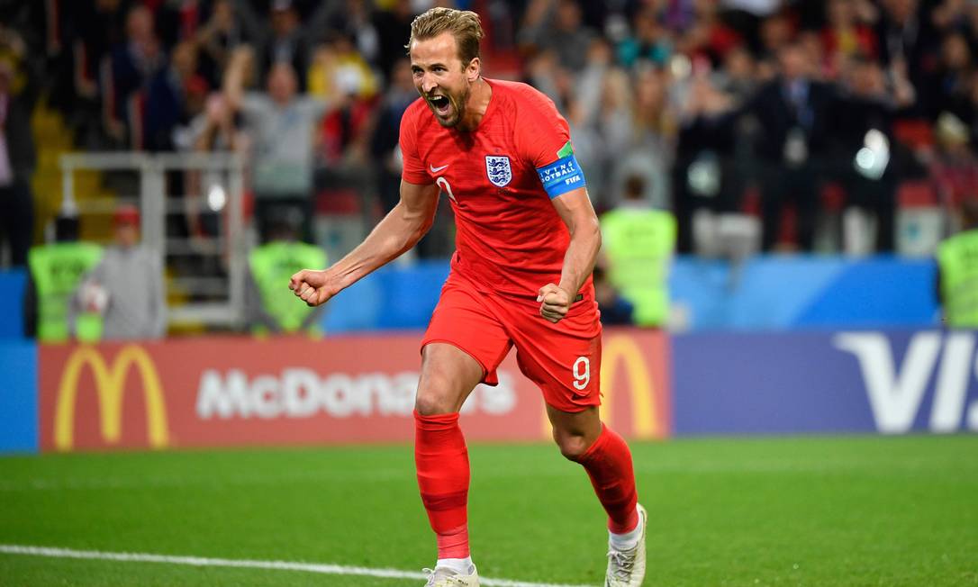 O britânico Harry Kane lidera lista de artilheiros da Copa do Mundo de 2018  na Rússia