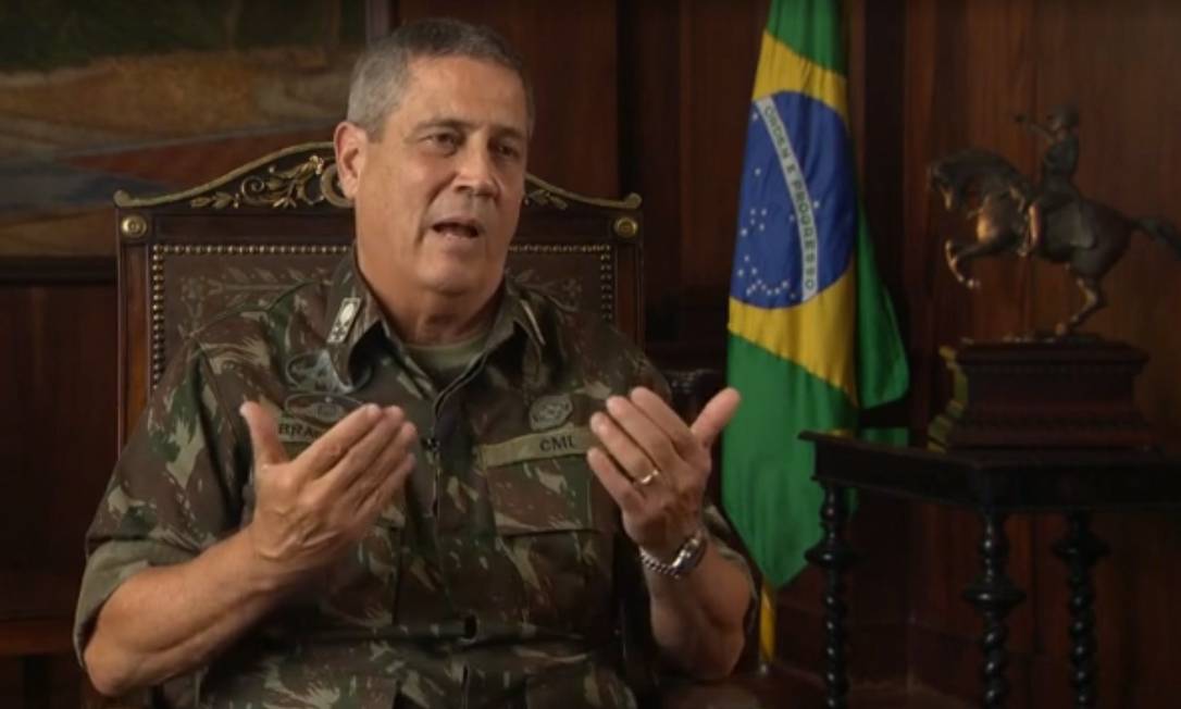 General Braga Neto Foto: reprodução / Agência O Globo
