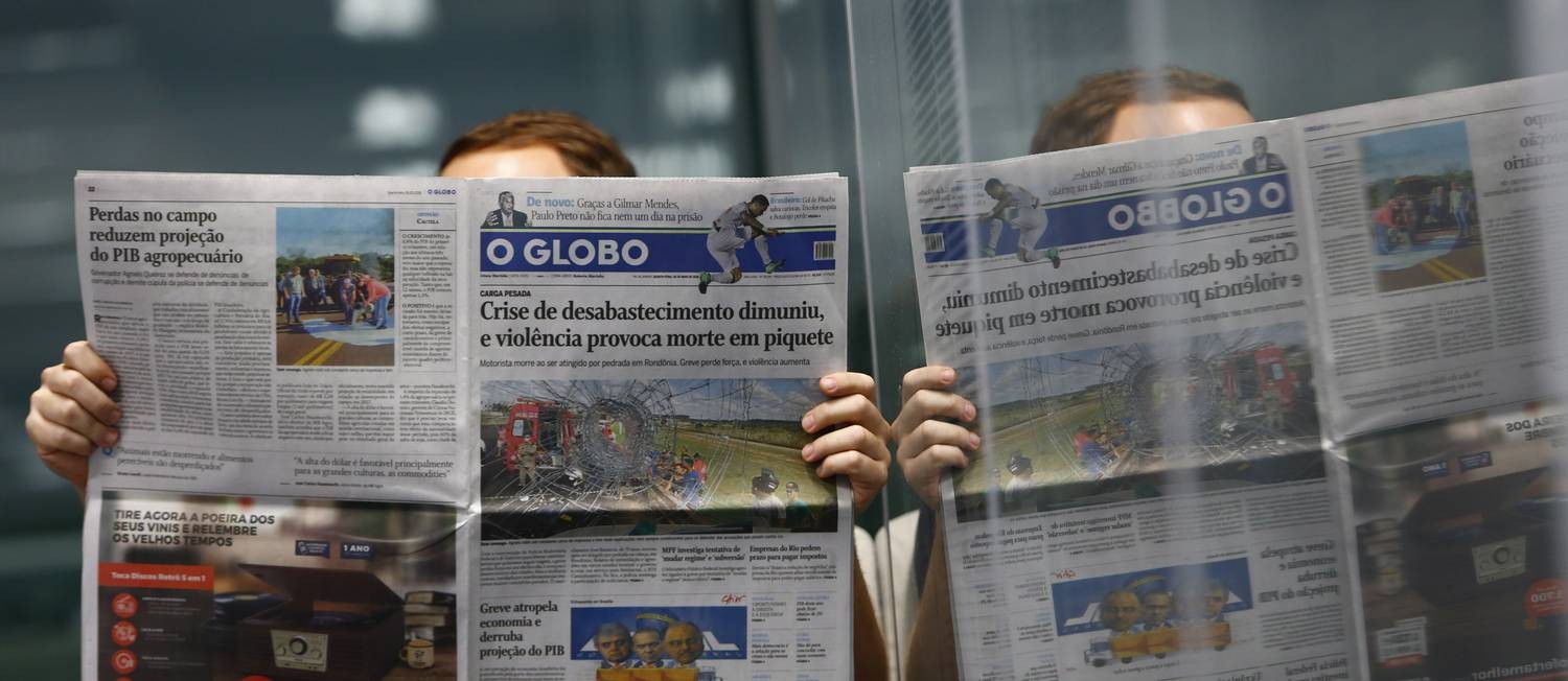 O GLOBO lança no próximo domingo seu novo projeto gráfico Foto: Uanderson Fernandes/ Agência O Globo