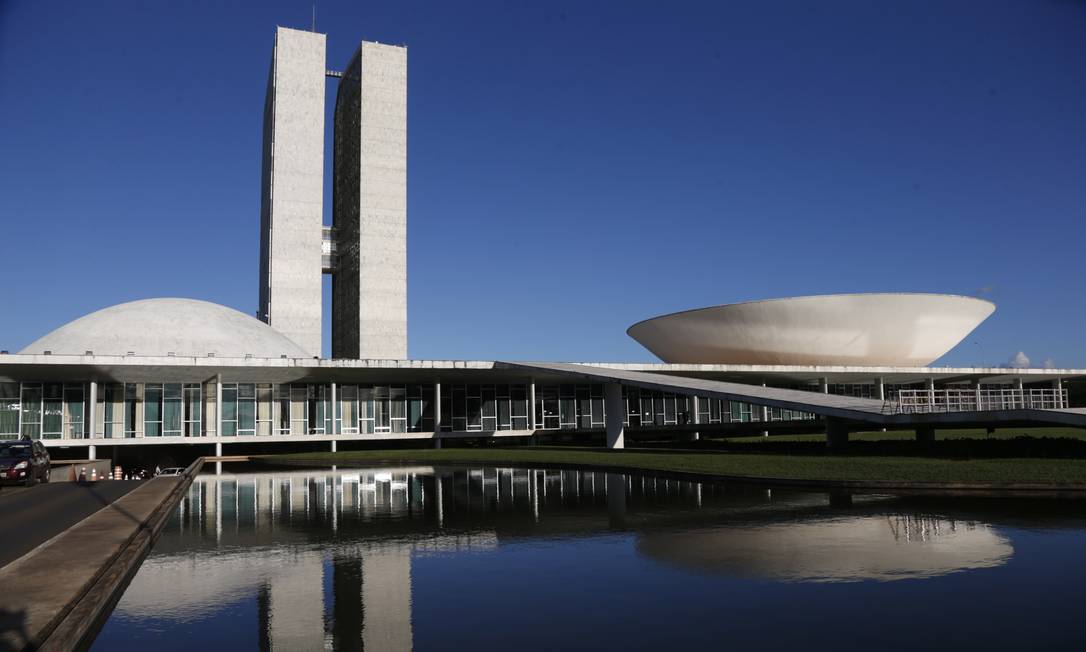 Fachada do Congresso Nacional, em Brasília Foto: Michel Filho/Agência O Globo/27-03-2018