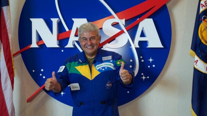 O astronauta Marcos Pontes Foto: Reprodução