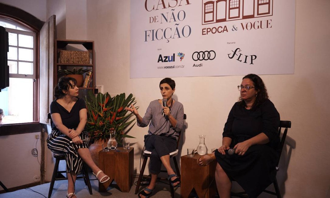 A jornalista Lilian Pacce participou da mesa "Por que o jornalismo de moda não é algo frívolo" Foto: Marcelo Saraiva Chaves