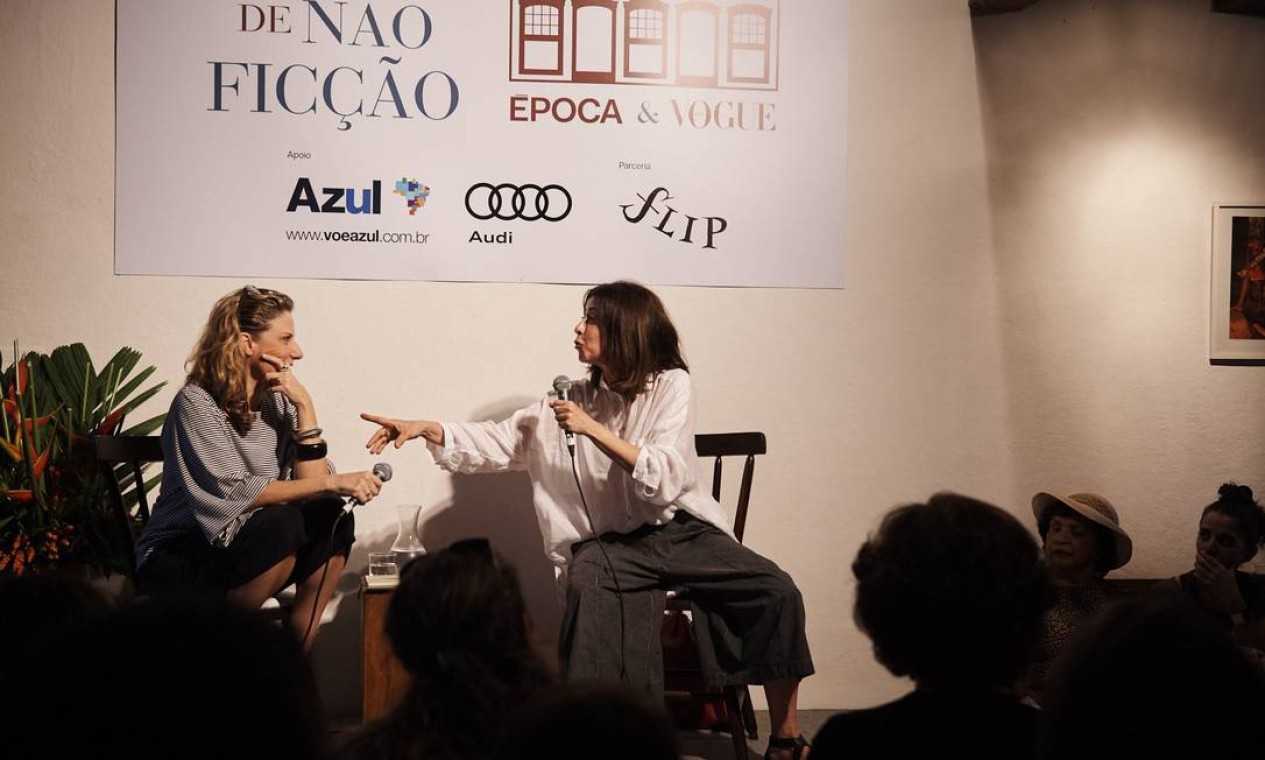 Fernanda Torres e Daniela Pinheiro na Casa de Não Ficção Época & Vogue Foto: Marcelo Saraiva Chaves