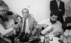Leonel Brizola, quando governador do Rio, e Luis Inácio Lula da Silva em 1985 Foto: Antonio Moura / Agência O Globo