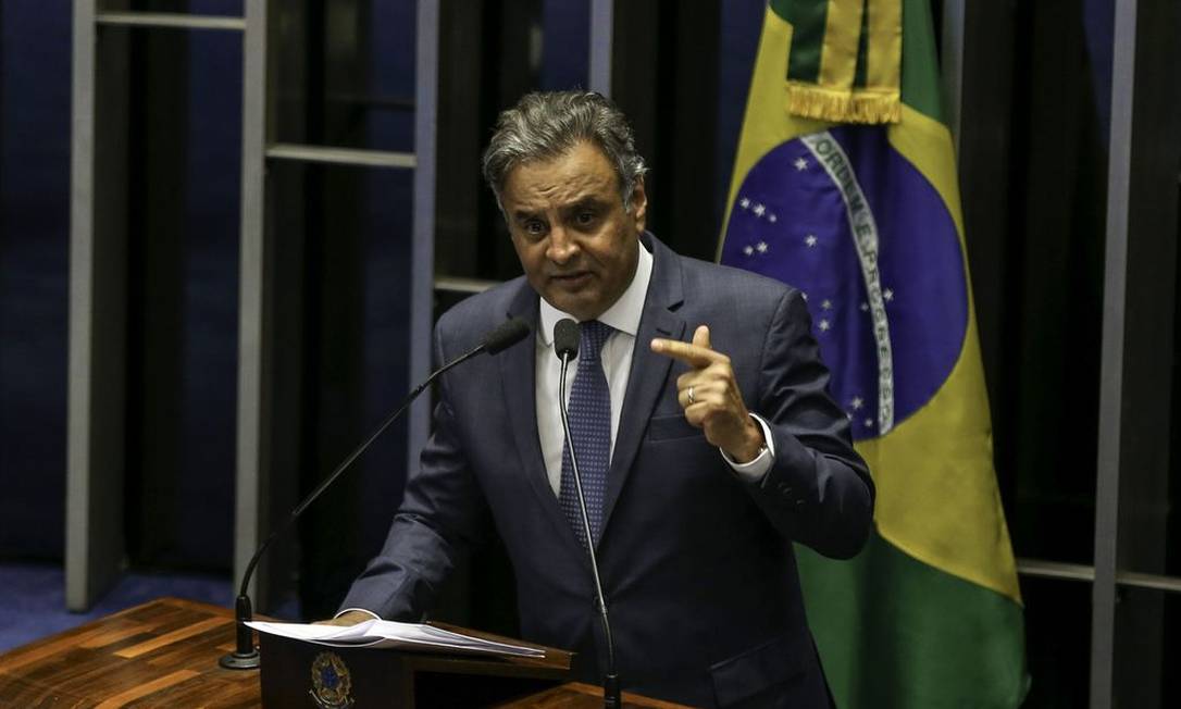 O senador Aécio Neves Foto: Fabio Rodrigues Pozzebom / Agência Brasil