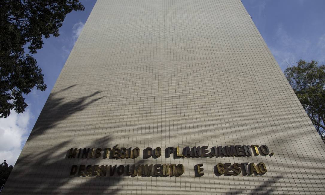 Fachada do prédio do Ministério do Planejamento, em Brasília Foto: Daniel Marenco/Agência O Globo/13-07-2018