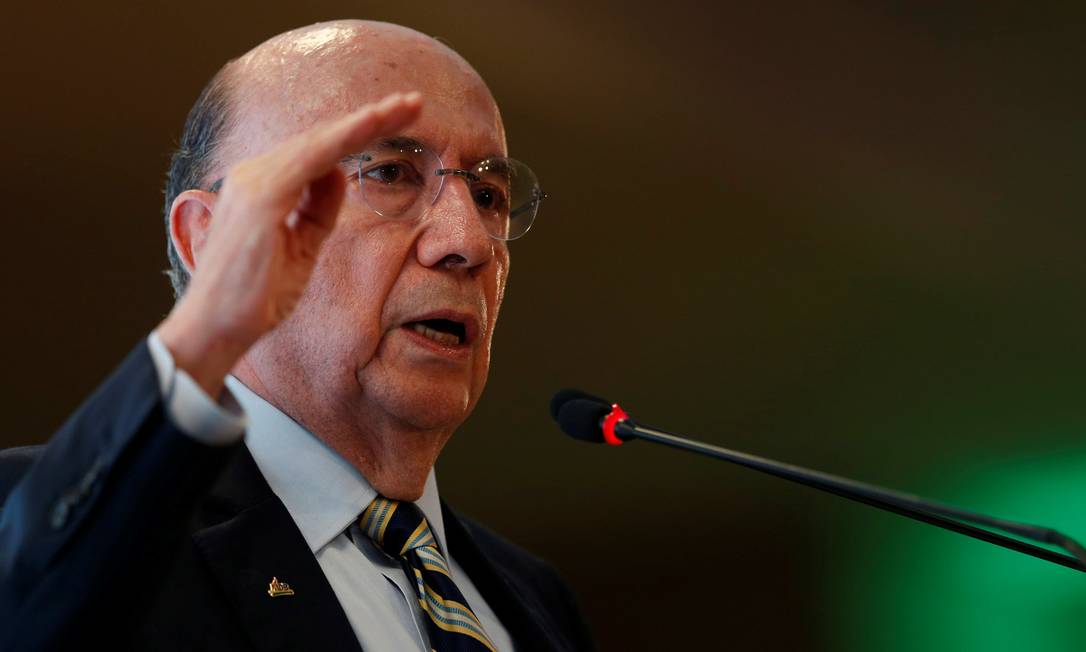 Henrique Meirelles participa de evento com presidenciáveis em Brasília Foto: Adriano Machado / Reuters