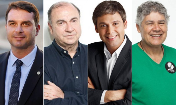 Resultado de imagem para PESQUISA IBOPE PARA O SENADO DO RIO DE JANEIRO: FlÃ¡vio Bolsonaro, 15%; Cesar Maia, 13%; Lindbergh, 13%, Chico Alencar, 11%