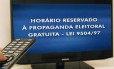 Horário eleitoral gratuito começa no dia 31 de agosto nas rádios e na televisão Foto: Reprodução TSE