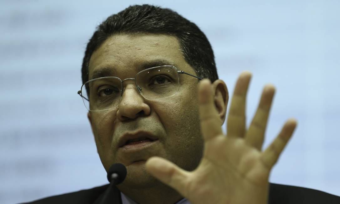 O secretário do Tesouro Nacional, Mansueto Almeida, durante entrevista Foto: = / Fabio Rodrigues Pozzebom/Agência Brasil