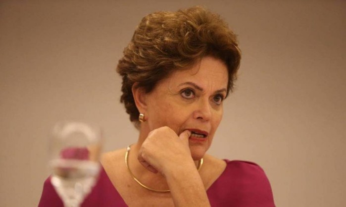 A ex-presidente Dilma Rousseff, candidata ao Senado pelo PT de Minas Gerais Foto: Pedro Teixeira / Agência O Globo