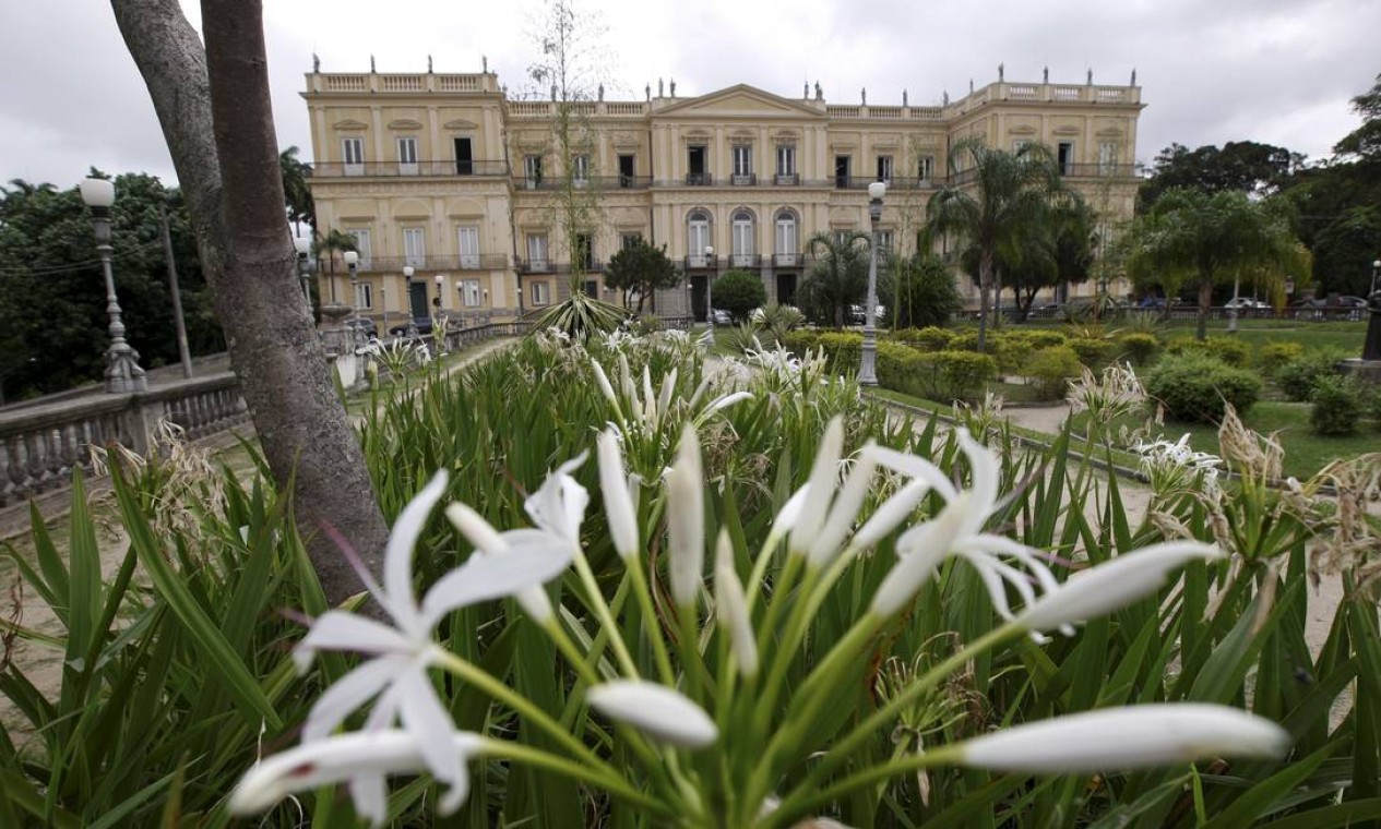 O Museu Nacional, na Quinta da Boa Vista, era a mais antiga instituição científica do Brasil Foto: Custódio Coimbra / 30/05/2018