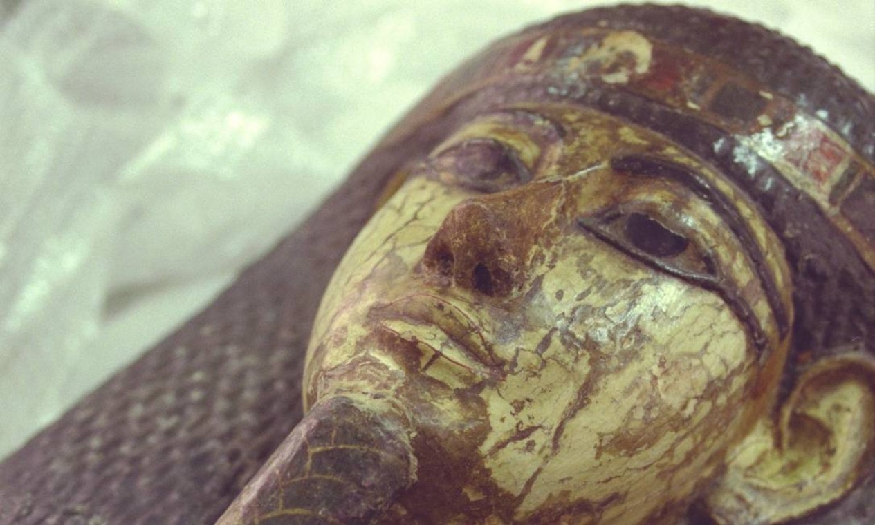 Múmia fazia parte da coleção do Museu Nacional Foto: Leonardo Aversa / Agência O GLOBO