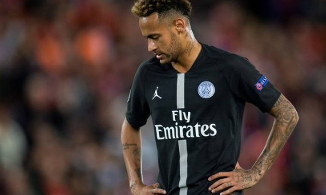 Neymar teve atuação criticada por jornal francês Foto: Reprodução