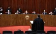 Sessão no Tribunal Superior Eleitoral (TSE) Foto: Jorge William / Agência O Globo
