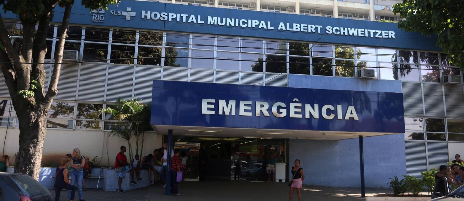 O Hospital Municipal Albert Schweitzer Foto: Fabiano Rocha / Agência O Globo