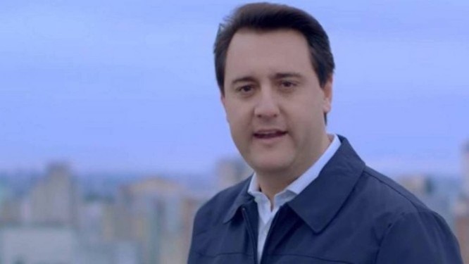 Ratinho Junior é líder das pesquisas para governo do Paraná Foto: Reprodução / Facebook