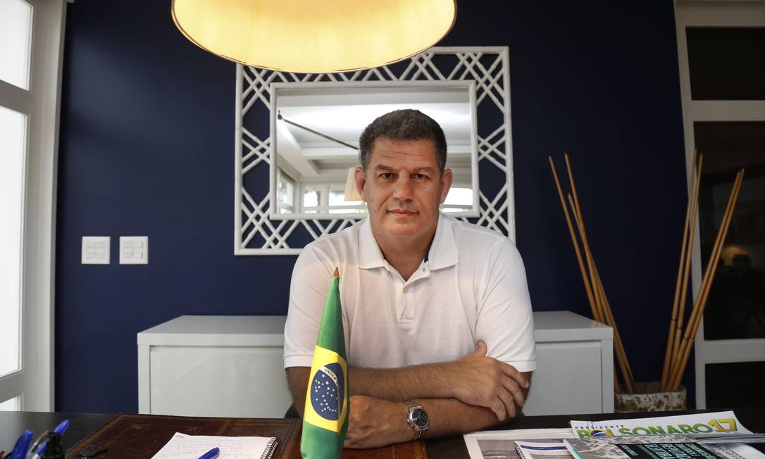 O presidente do PSL, Gustavo Bebianno Foto: Marcos Ramos / Agência O Globo